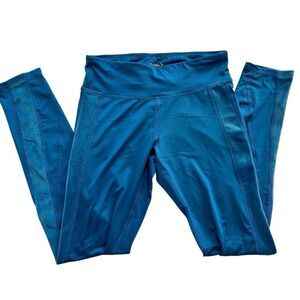 Old Navy Active Girls XL Go-Dry Butterfly Teal Leggings